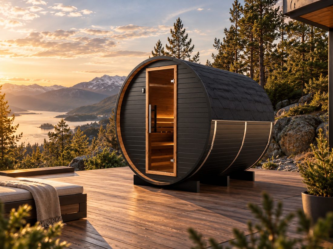 Barrelsauna 270 Red Cedar