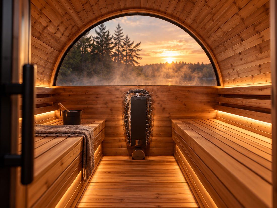 Barrelsauna 270 Red Cedar