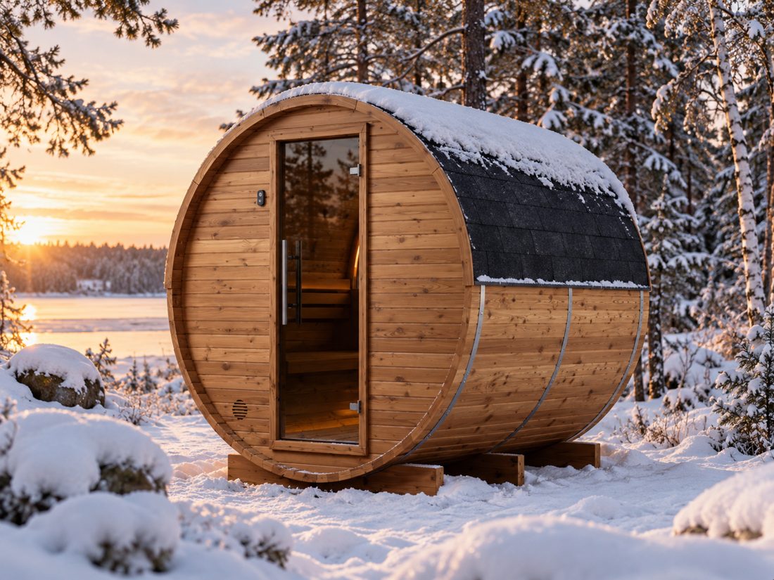 Barrelsauna 170 Red Cedar