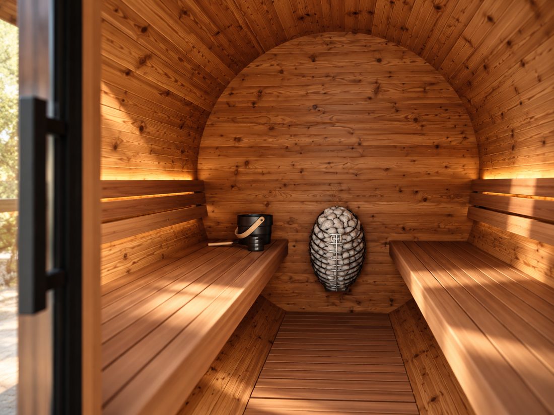 Barrelsauna 170 Red Cedar