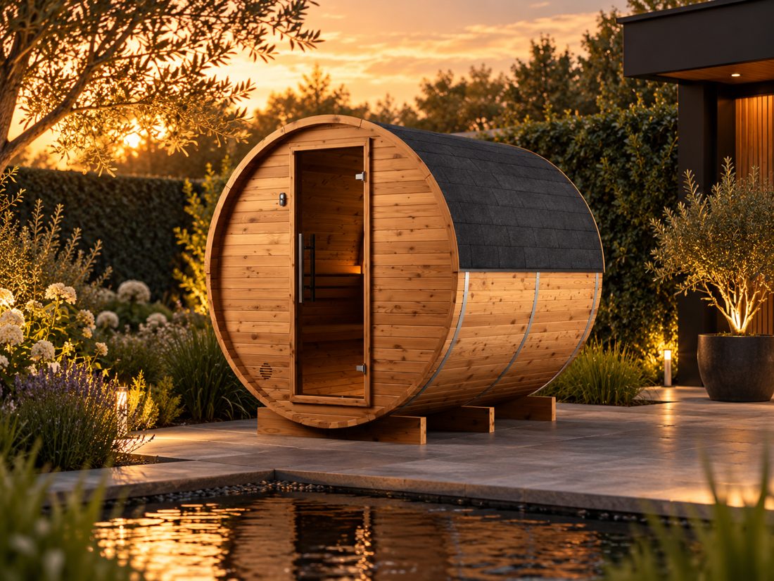 Barrelsauna 210 Red Cedar